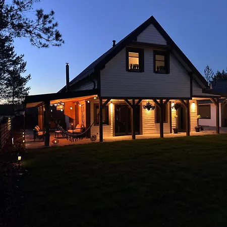 Ferienhaus Wooden House Kaszuby Borsk